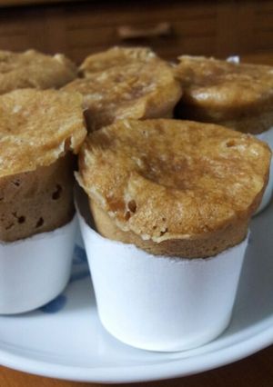 紙コップで簡単(黒糖)蒸しパン-レシピのメイン写真