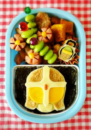 キャラ弁＊仮面ライダーガイム グリドン-レシピのメイン写真