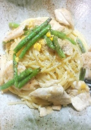 楽チン♪コーンスープパスタ-レシピのメイン写真