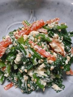 ほうれん草のマヨ白和え-レシピのメイン写真