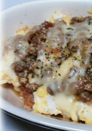 納豆キムチふんわり卵de豆腐グラタン♡-レシピのメイン写真