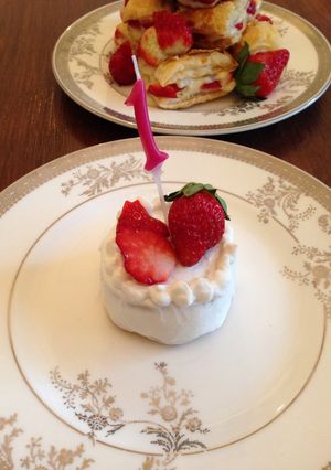1歳のお誕生日ケーキ-レシピのメイン写真