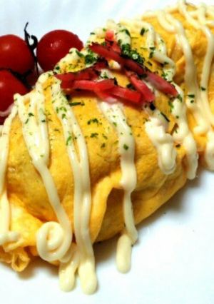 ゴロゴロ肉玉オムレツ-レシピのメイン写真