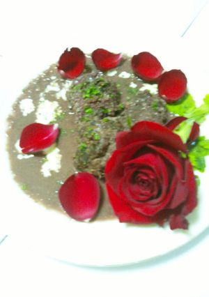 うずらのつくね赤い薔薇ソース-レシピのメイン写真