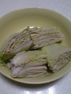 白菜豚肉の重ね蒸し-レシピのメイン写真