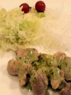 てけと母さんの鶏肉バジルマヨソース☆-レシピのメイン写真