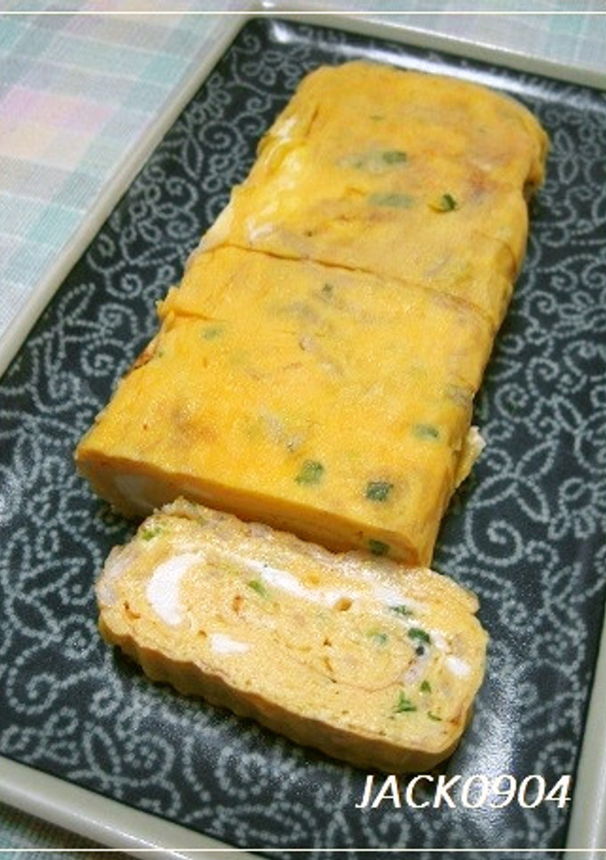 じゃこと青ねぎの卵焼き-レシピのメイン写真