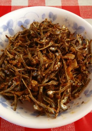 カレー風味の田作り-レシピのメイン写真