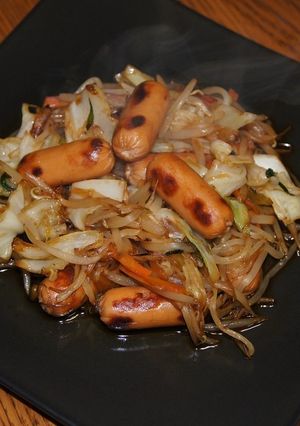 300円以内で作る！野菜のソース炒め！-レシピのメイン写真