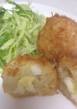 ★リメイク★たまごチーズコロッケ-レシピのメイン写真