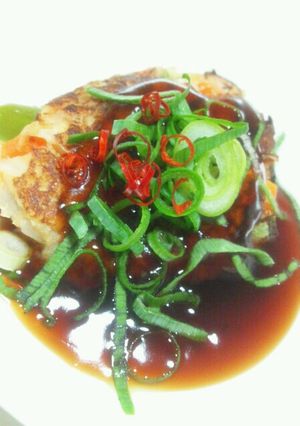 ふわふわ豆腐さといもバーグ-レシピのメイン写真