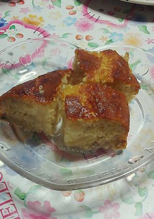 ＨＭで☆リンゴとバナナのケーキ☆-レシピのメイン写真