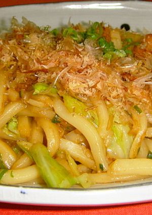 お醤油風味の焼きうどん-レシピのメイン写真