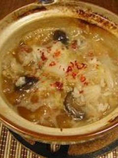 白菜・椎茸の中華風雑炊(オイスター味)-レシピのメイン写真