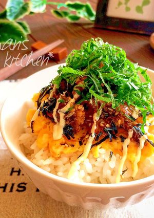 ✿さんま蒲焼きと卵の丼✿-レシピのメイン写真