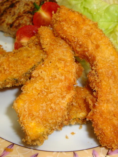 *サクっと甘い♪カボチャのフライ*-レシピのメイン写真