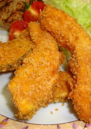 ＊サクっと甘い♪カボチャのフライ＊-レシピのメイン写真