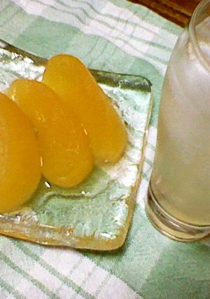 りんごのコンポート＋りんごシロップ-レシピのメイン写真