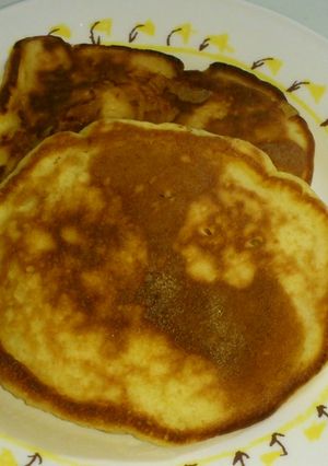 柿と生姜の砂糖漬けのパンケーキ-レシピのメイン写真