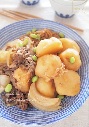 ゴロゴロいもの肉じゃが-レシピのメイン写真