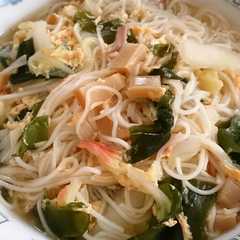 รูปของ 簡単温まる☆ゴマたっぷ中華風にゅうめん