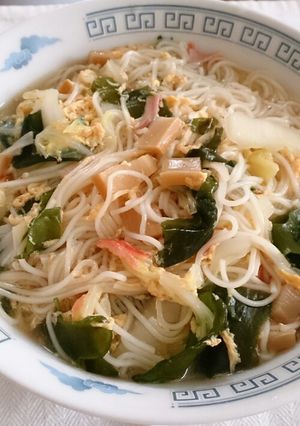 簡単温まる☆ゴマたっぷ中華風にゅうめん-レシピのメイン写真