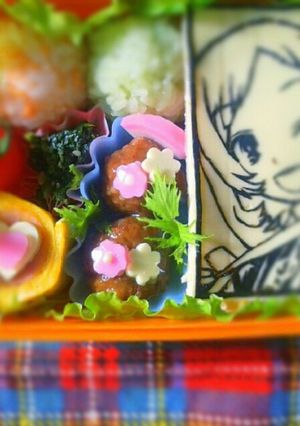キャラ弁にも☆超絶簡単なお花ミートボール-レシピのメイン写真