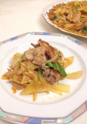 豚肉と野菜のトマトクリーム和え-レシピのメイン写真