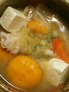 カボチャすいとん汁-レシピのメイン写真