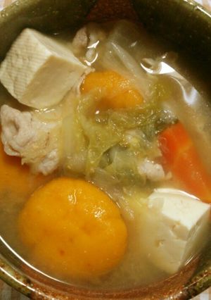 カボチャすいとん汁-レシピのメイン写真