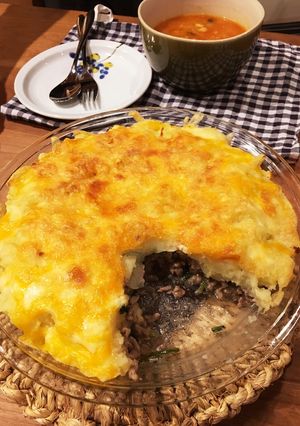 簡単！じゃがいもとひき肉の重ね焼き-レシピのメイン写真