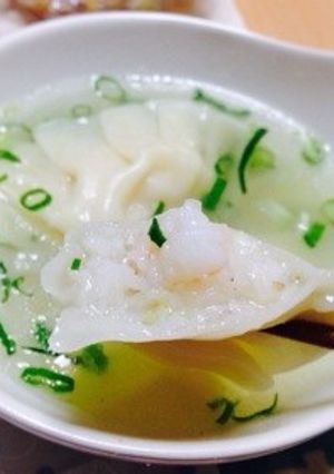 もちふわプリっ♡ヘルシー海老の水餃子✳︎-レシピのメイン写真