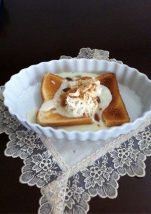 スィーツパンカスタードソース風-レシピのメイン写真