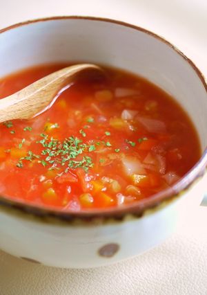 ほっこり☆レンズ豆と野菜のトマトスープ-レシピのメイン写真