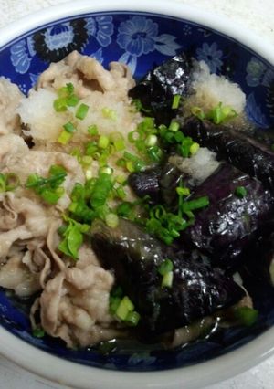 豚バラと茄子のみぞれ煮-レシピのメイン写真