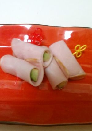 お弁当の隙間埋めにきゅうりのハム巻-レシピのメイン写真