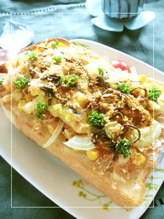 和カレー風味*もろこしトースト-レシピのメイン写真