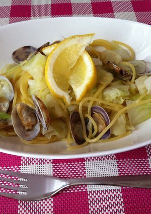 アサリときゃべつのモチモチパスタ☆-レシピのメイン写真