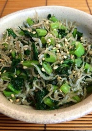 大根の葉とちりめんじゃこのごま油炒め-レシピのメイン写真