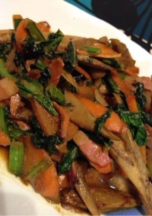 ゴボウさんの味噌炒め-レシピのメイン写真