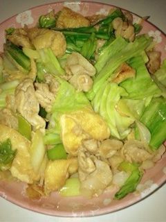 キャベツと油揚げのみそ炒め-レシピのメイン写真