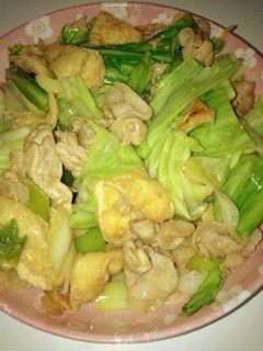 キャベツと油揚げのみそ炒め-レシピのメイン写真