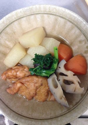 しっとり☆さつま揚げと根菜の京風煮物-レシピのメイン写真