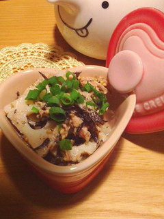 *蓮根とひじきのツナマヨサラダ*-レシピのメイン写真