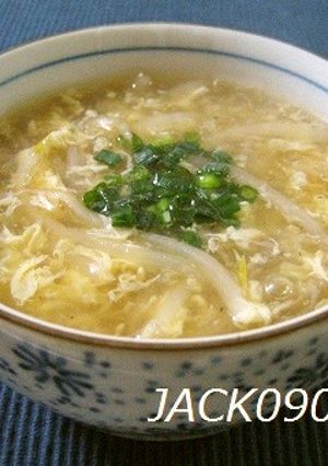 簡単♪シャキシャキ♪もやしの中華スープ-レシピのメイン写真