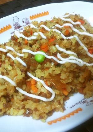 福神漬け入りカレーピラフ-レシピのメイン写真