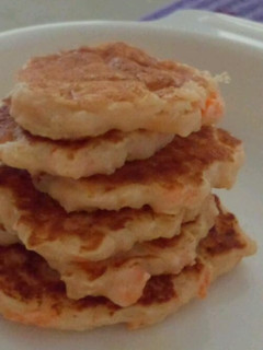 離乳食に♪すりりんごの米粉パンケーキ-レシピのメイン写真