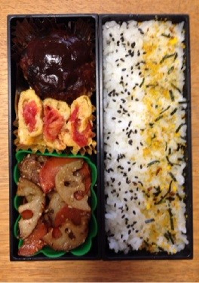 今日のわが家の簡単お弁当-レシピのメイン写真
