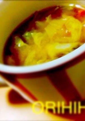 【簡単】白菜たっぷりバター味噌汁-レシピのメイン写真