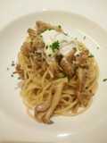 再現★きのことサルシッチャ風のパスタ